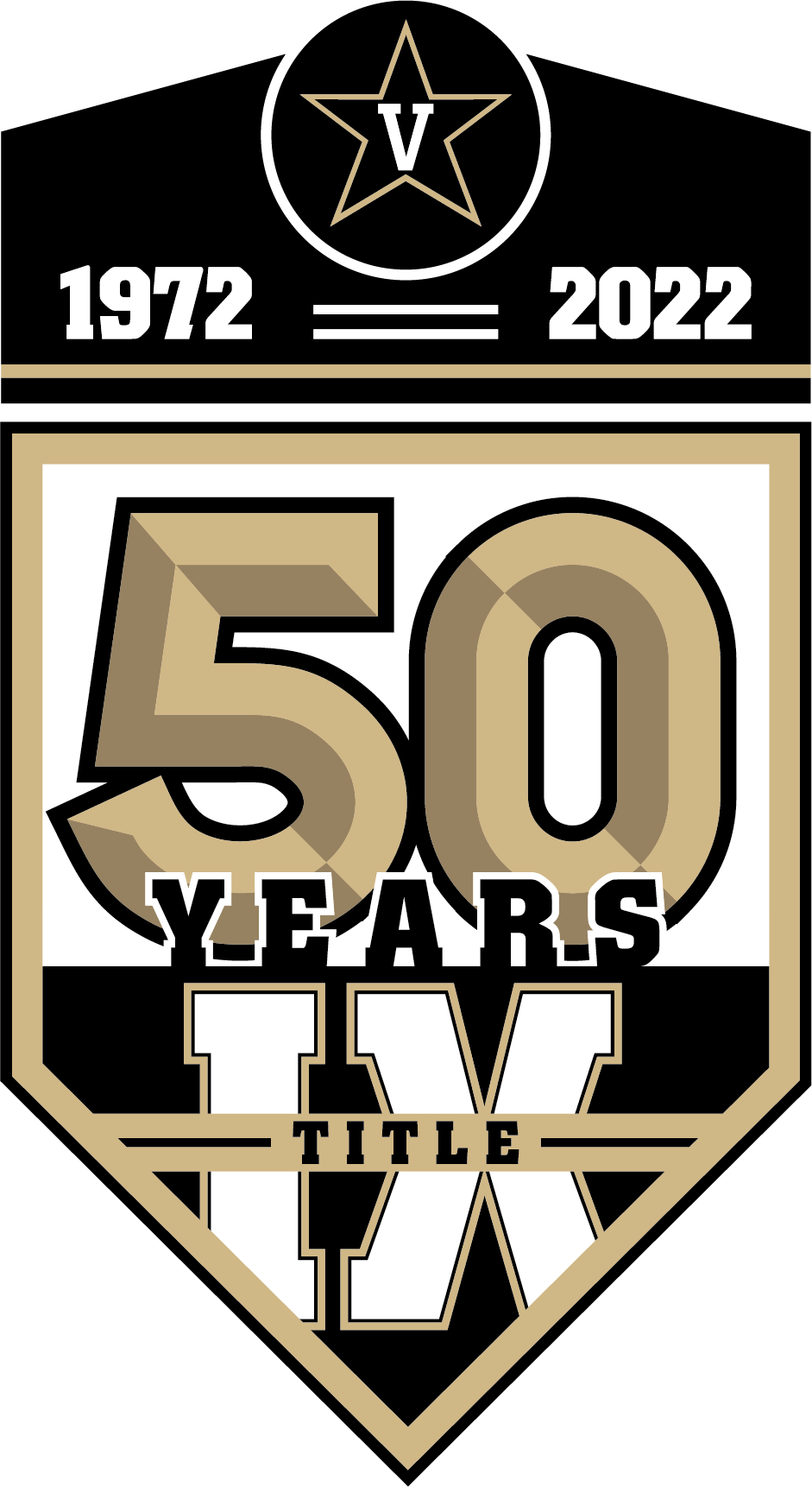 Vanderbilt Commodores 2022 Anniversary Logo diy iron on heat transfer